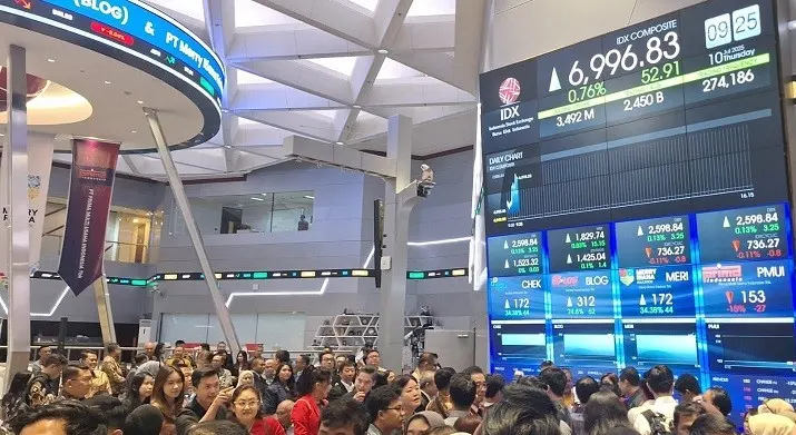 IHSG Ditutup Melonjak Tembus Level 6.500! Seluruh Sektor Hijau
