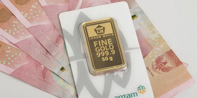 Harga Emas Antam Jumat ini Naik Rp20.000 per Gram